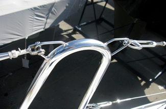 Beneteau_393_Stanchions_Railings Gate