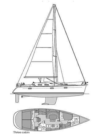 Beneteau_393_Drawing